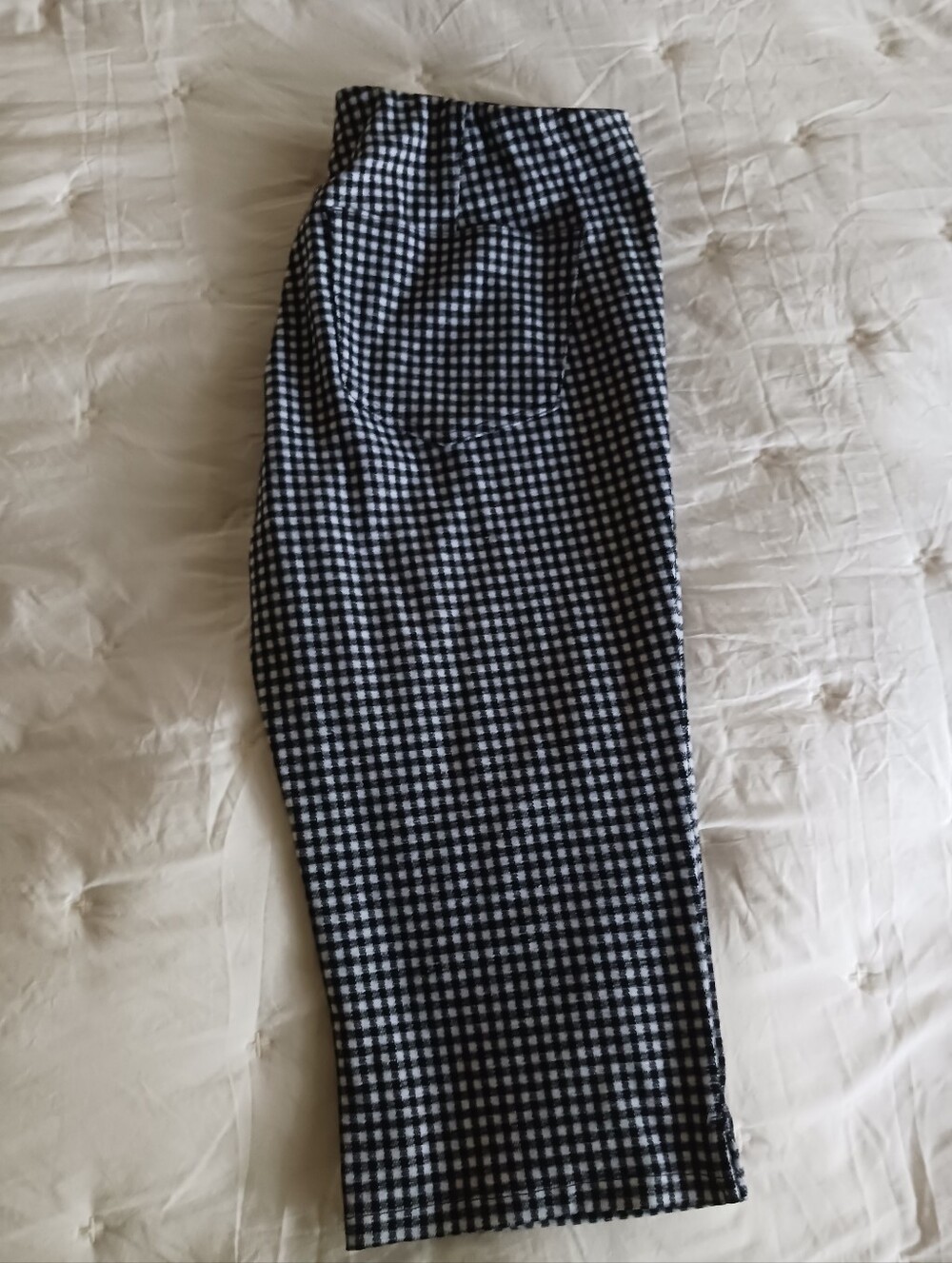 American Eagle Outfitters Black and White Gingham Pants - Picture 3 of 4